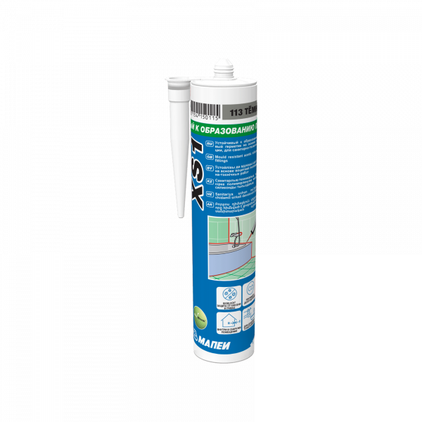 Силиконовый герметик Mapei Mapesil XS1 Светло-серый