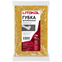 Целлюлозная губка Litokol для очистки эпоксидной затирки, 160×90×55 мм