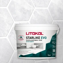 Эпоксидная затирка Litokol Starlike EVO S.100 Bianco Assoluto, 5 кг