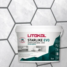 Эпоксидная затирка Litokol Starlike EVO S.125 Grigio Cemento, 5 кг