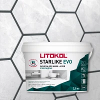 Эпоксидная затирка Litokol Starlike EVO S.140 Nero Grafite, 2,5 кг
