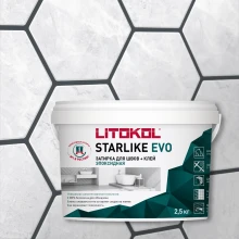 Эпоксидная затирка Litokol Starlike EVO S.140 Nero Grafite, 2,5 кг