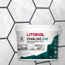 Эпоксидная затирка Litokol Starlike EVO S.140 Nero Grafite, 5 кг