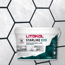 Эпоксидная затирка Litokol Starlike EVO S.145 Nero Carbonio, 2,5 кг