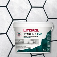 Эпоксидная затирка Litokol Starlike EVO S.145 Nero Carbonio, 5 кг