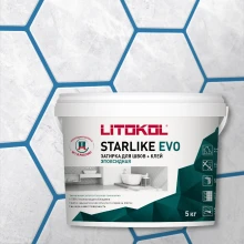 Эпоксидная затирка Litokol Starlike EVO S.340 Blu Denim, 5 кг