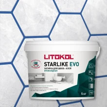 Эпоксидная затирка Litokol Starlike EVO S.350 Blu Zaffiro, 5 кг