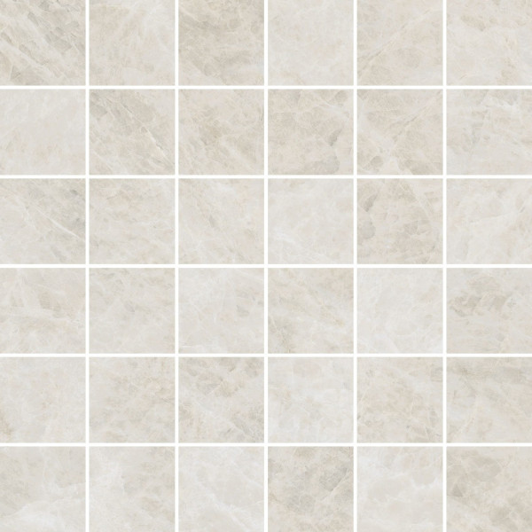Керамогранит Coliseum Lirica 30х30 мрамор White | мозаика