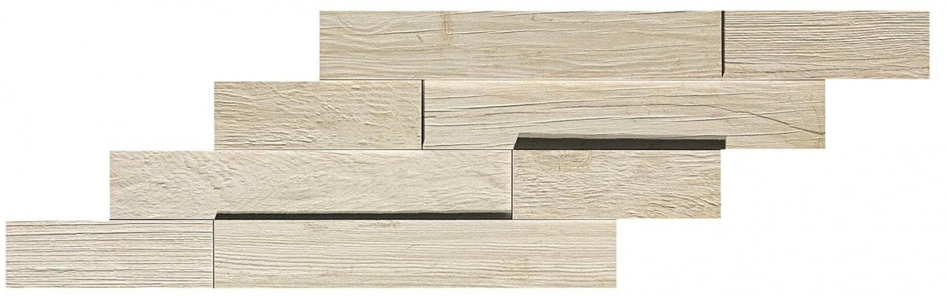 Керамогранит Atlas Concorde Axi 20x44 см White Pine Brick 3D