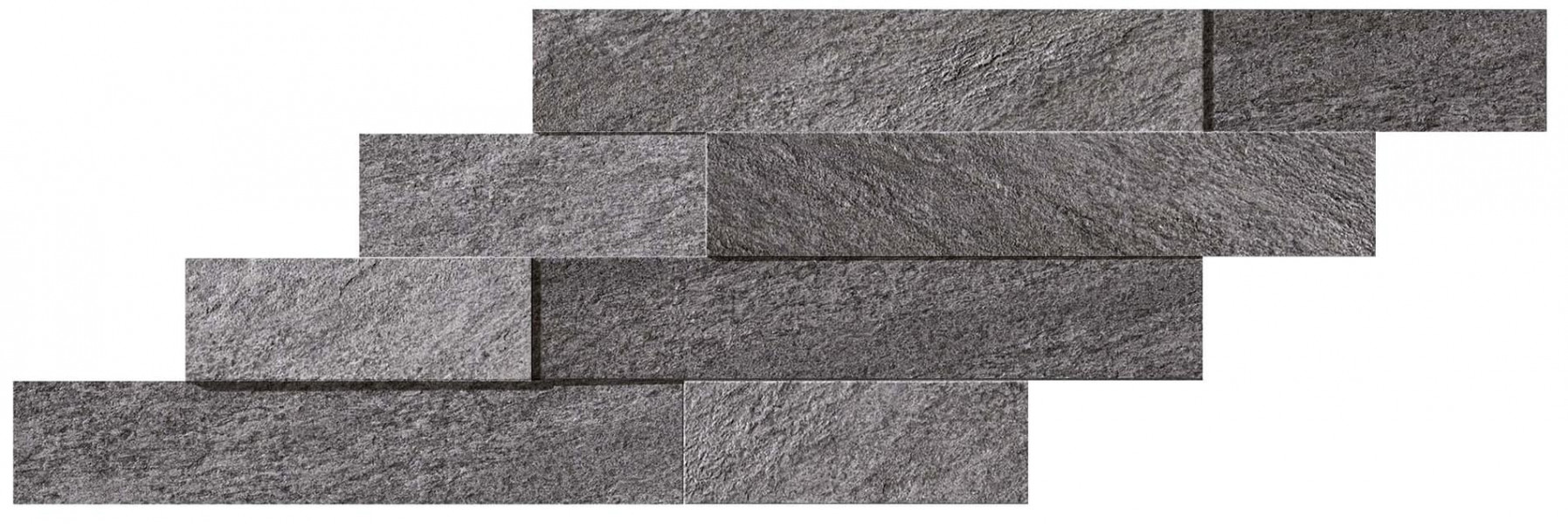 Керамогранит Atlas Concorde Brave 29.0x59.0 nan Grey Brick 3D мозаика (A1F3)