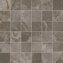 Керамогранит Atlas Concorde Russia Allure Grey Beauty Mosaic Lap 30x30 мрамор, полированный