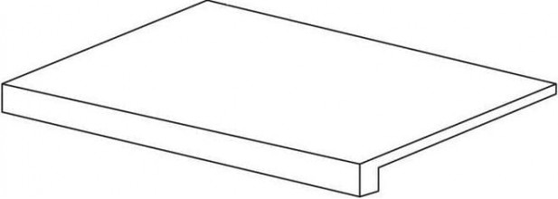 Керамогранит Atlas Concorde Russia Drift Light Grey Scalino Frontale 33x60 камень, матовый