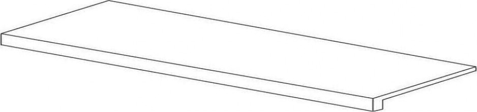 Керамогранит Atlas Concorde Russia Drift Light Grey Scalino Frontale 33x160 камень, матовый