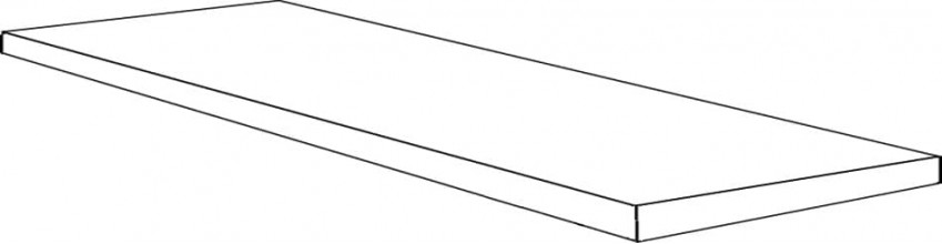 Керамогранит Atlas Concorde Russia Drift Grey Scalino Angolare Dx 33x160 камень, матовый