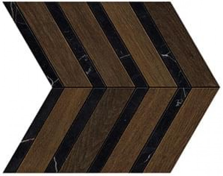 Керамогранит Atlas Concorde Heartwood 29.4x28.7 см Moka Marble Chevron