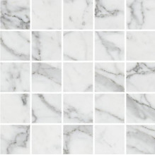 Керамогранит Kerranova Marble Trend 30.7х30.7 мрамор Carrara M14 | мозаика K-1000/MR/m14/307x307x10