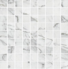 Керамогранит Kerranova Marble Trend 30х30 мрамор Carrara LR | мозаика K-1000/LR/m01/300x300x10