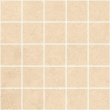 Керамогранит Kerranova Marble Trend 30.7х30.7 мрамор Crema Marfil M14 | мозаика K-1003/MR/m14/307x307x10