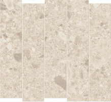 Керамогранит Atlas Concorde Boost Mix 29.0x32.0 камень Ivory Mosaico Slide мозаика (A83I)