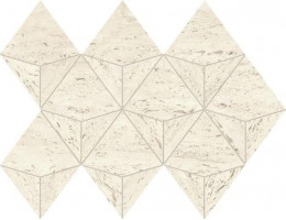 Керамогранит Atlas Concorde Marvel Travertine White Mosaico Origami 28x41 см травертин (AF9J)