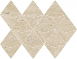 Керамогранит Atlas Concorde Marvel Travertine Pearl Mosaico Origami 28x41 см травертин (AF9L)