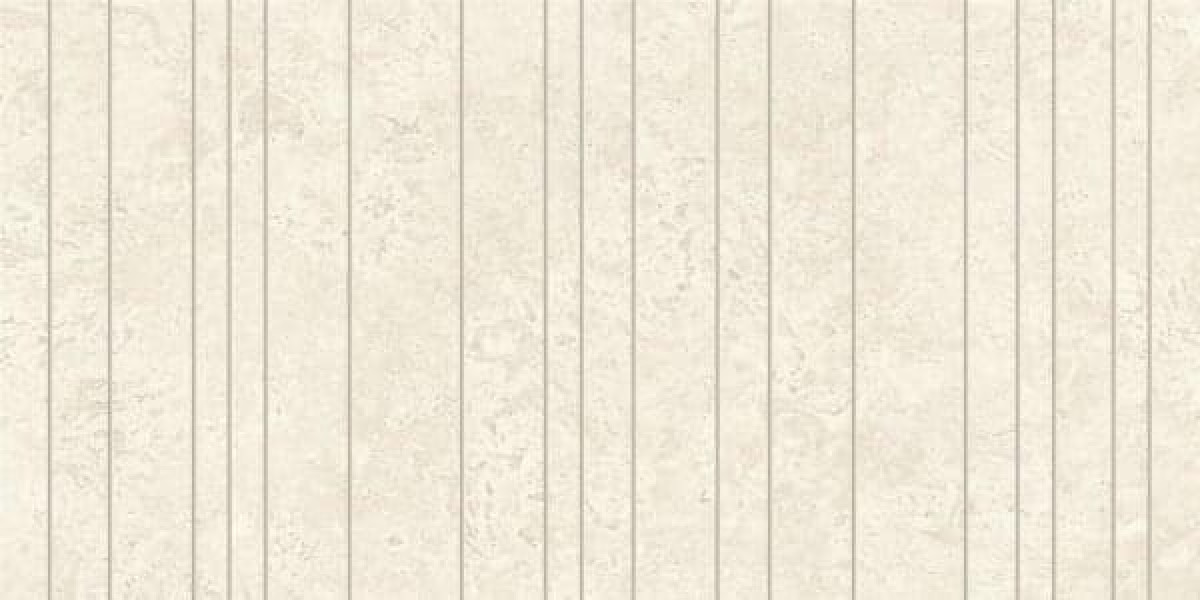 Керамогранит Atlas Concorde Marvel Travertine White Cross Chiselled Urban Grid 29,5x60 см травертин (AF9P)