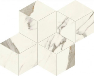 Керамогранит Atlas Concorde Marvel X Calacatta Sublime Mosaico Esagono Silk 30x35 см мрамор (AF8M)
