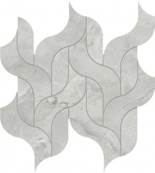 Керамогранит Atlas Concorde Marvel X Grey Cloud Mosaico Waterfall Lappato 30,5x27,7 см мрамор (AF8U)