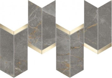 Керамогранит Atlas Concorde Marvel X Fior di Bosco Mosaico Chevron Lappato 19,2x46,3 см мрамор (AF9A)