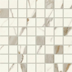 Керамогранит Atlas Concorde Marvel X Calacatta Sublime Mosaico Matt 30x30 см мрамор (AF9C)