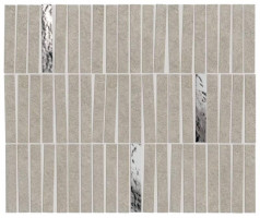 Керамогранит Atlas Concorde Boost Mineral 35.0x29.2 камень Pearl Mosaico Domino Lux мозаика (AIHH)