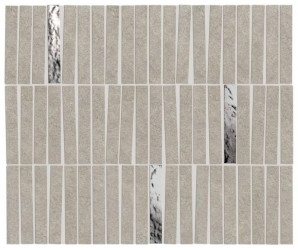 Керамогранит Atlas Concorde Boost Mineral 35.0x29.2 камень Pearl Mosaico Domino Lux мозаика (AIHH)