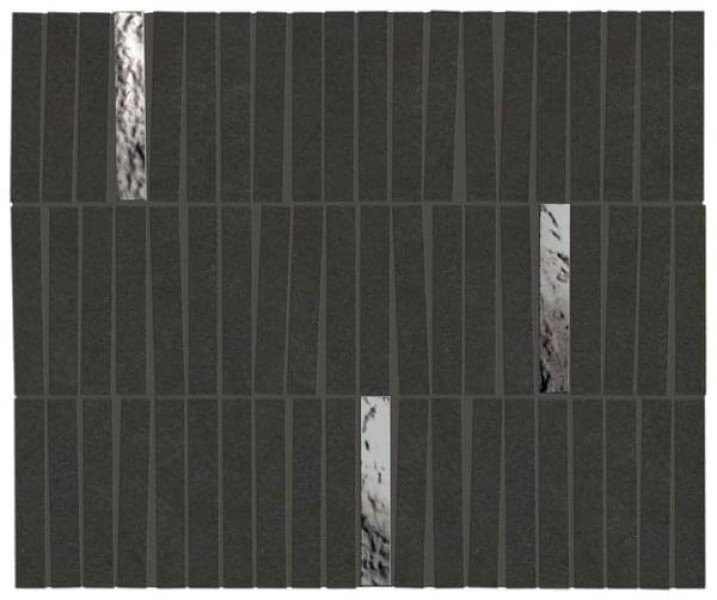 Керамогранит Atlas Concorde Boost Mineral 35.0x29.2 камень Tarmac Mosaico Domino Lux мозаика (AIHK)