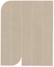 Керамогранит Atlas Concorde Boost Natural 40.5x50.0 бетон Ash Mosaico Piano мозаика (AHHF)