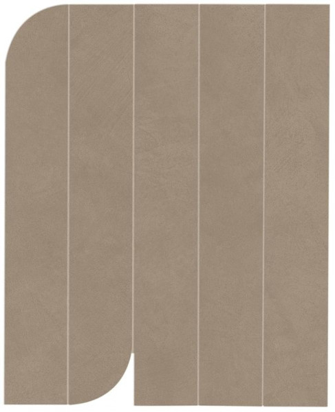 Керамогранит Atlas Concorde Boost Natural 40.5x50.0 бетон Ecru Mosaico Piano мозаика (AHHG)