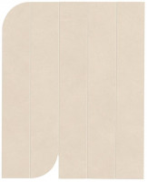 Керамогранит Atlas Concorde Boost Natural 40.5x50.0 бетон Kaolin Mosaico Piano мозаика (AHVH)