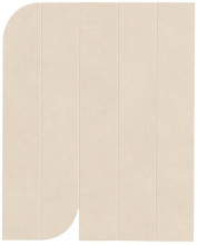 Керамогранит Atlas Concorde Boost Natural 40.5x50.0 бетон Kaolin Mosaico Piano мозаика (AHVH)