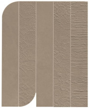 Керамогранит Atlas Concorde Boost Natural 40.5x50.0 бетон Ecru Mosaico Piano Mix мозаика (AHHJ)