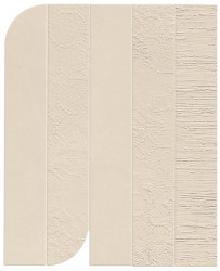 Керамогранит Atlas Concorde Boost Natural 40.5x50.0 бетон Kaolin Mosaico Piano Mix мозаика (AHHH)