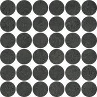 Керамогранит Atlas Concorde Boost Expression 32x32 см Carbon Mosaico Circle (AYY0)