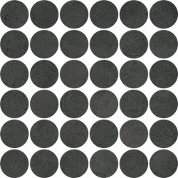 Керамогранит Atlas Concorde Boost Expression 32x32 см Carbon Mosaico Circle (AYY0)