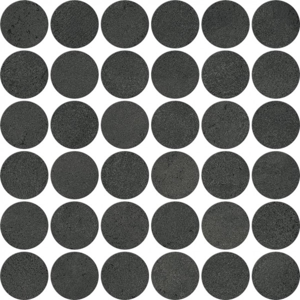 Керамогранит Atlas Concorde Boost Expression 32x32 см Carbon Mosaico Circle (AYY0)