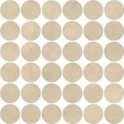 Керамогранит Atlas Concorde Boost Expression 32x32 см Tan Mosaico Circle (AYY4)