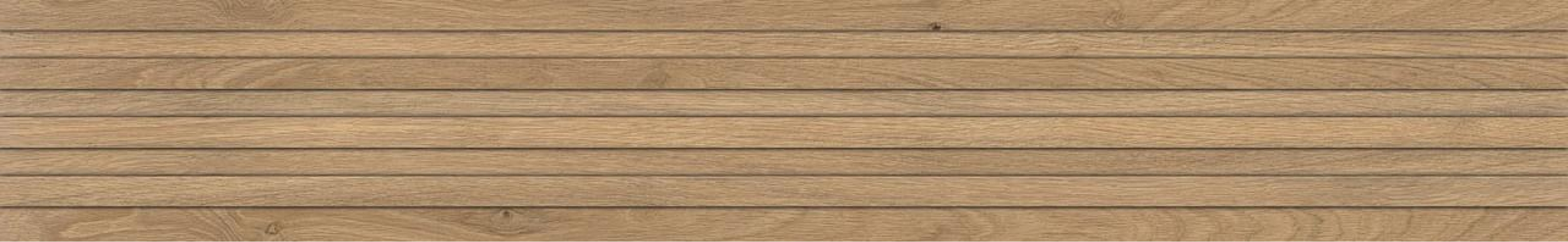 Керамогранит Atlas Concorde Log 18.5x120 см Icon Oak TATAMI 3D