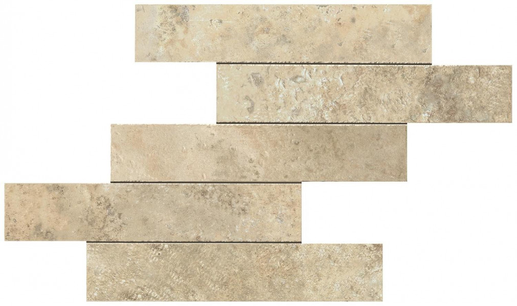 Керамогранит Atlas Concorde Aix 37x37 см Blanc Brick Tumbled
