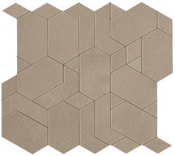 Керамогранит Atlas Concorde Boost Pro 31.0x33.5 бетон Clay Mosaico Shapes фон (A0QB)