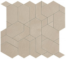 Керамогранит Atlas Concorde Boost Pro 31.0x33.5 бетон Cream Mosaico Shapes фон (A0P9)