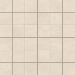 Керамогранит Atlas Concorde Boost Pro 30.0x30.0 бетон Ivory Mosaico Matt фон (A0QQ)
