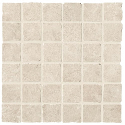 Керамогранит Atlas Concorde Lims 30x30 см Ivory Mosaico Tumbled