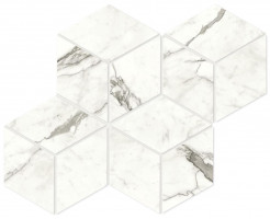 Керамогранит Atlas Concorde Marvel Shine Statuario Supremo Mosaico Esagono Matt 30x35 см, толщина 9 мм (A419)